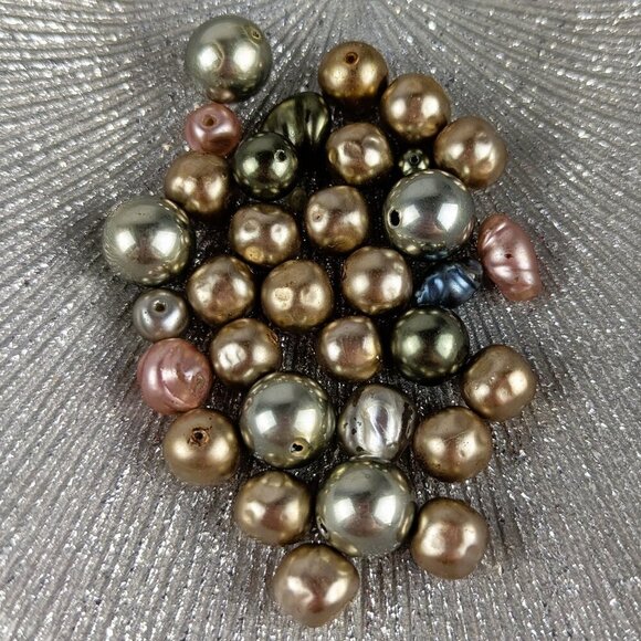 Vintage Assorted Silver Beads - Picture 2 of 3
